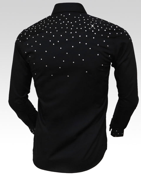 mens sparkly dance shirt -StandOut Dancewear
