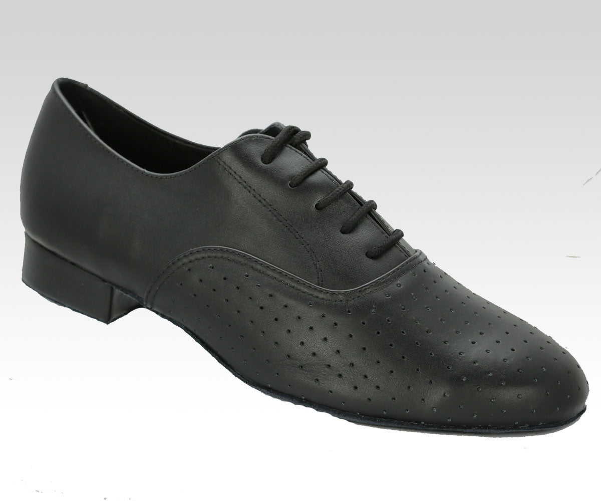 mens latin and ballroom dance shoes black leather 