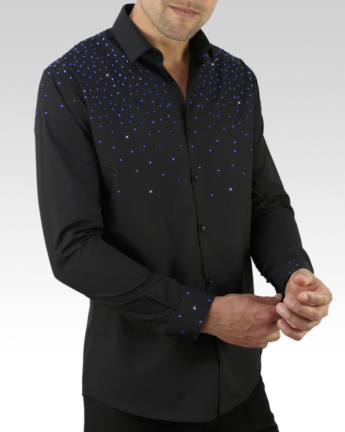 mens competition dance shirt