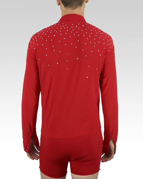 mens dance shirt with shorts 